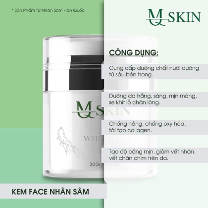 Kem Face Nhân Sâm MQ Skin chính hãng