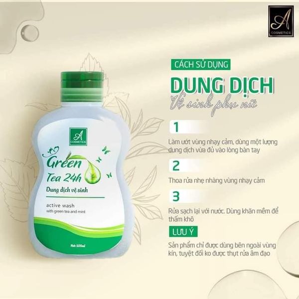 Dung Dịch Vệ Sinh Trà Xanh A -Chính Hãng Công Ty Phương Anh