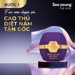 Kem Face Tím Ngừa Nám Lục Tảo Soo Young – Green Algae Melasma Cream