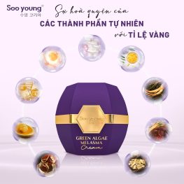 Kem Face Tím Ngừa Nám Lục Tảo Soo Young – Green Algae Melasma Cream