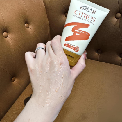Tẩy Tế Bào Chết Face Cam Citrus Meea Organic Nouishing Scrub chính hãng