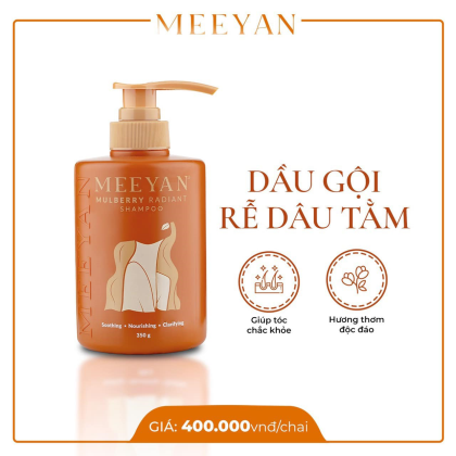 Dầu Gội Rễ Dâu Tằm MEEYAN Mulberrry Radiant Shampoo chính hãng