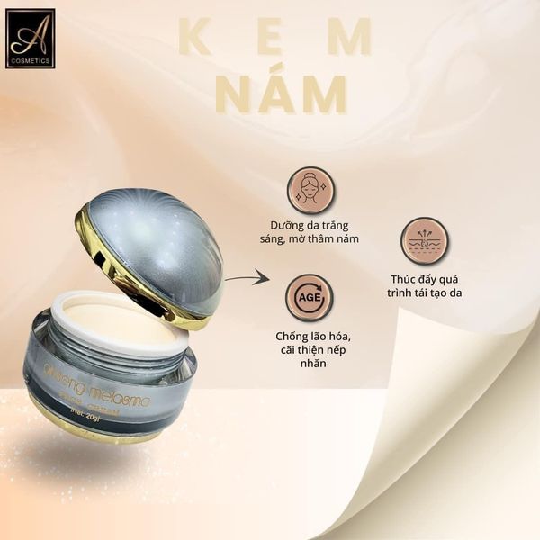 Face Serum Nám Nhân Sâm A Cosmetics Ginseng Melasma Mỹ Phẩm Phương Anh