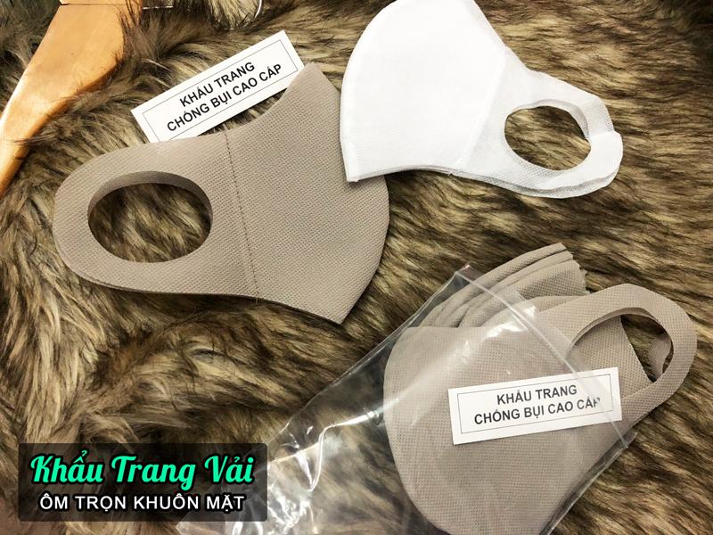 Xưởng sỉ khẩu trang vải thun, vải không dệt 3 lớp chất lượng tốt - Hàng đẹp sản xuất tại Việt Nam