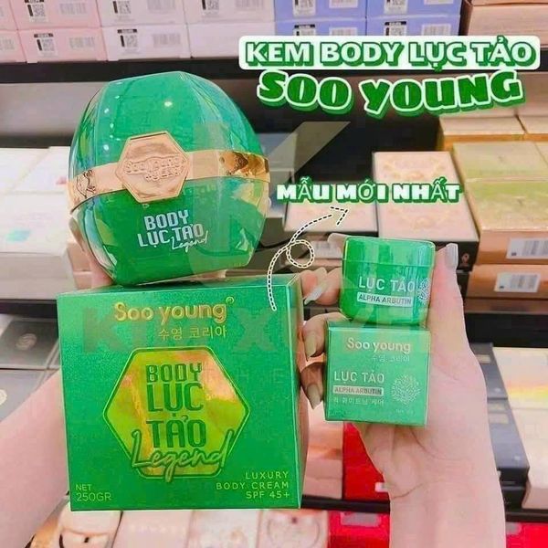 Kem Body Lục Tảo Huyền Thoại Soo Young