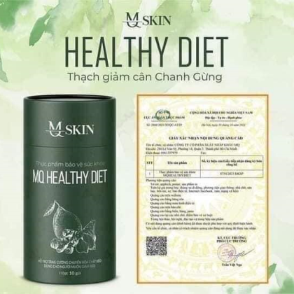 Thạch Giảm Cân Chanh Gừng MQ Skin Healthy Diet đừng nhịn ăn hãy ăn ngon mà vẫn giảm cân hiệu quả