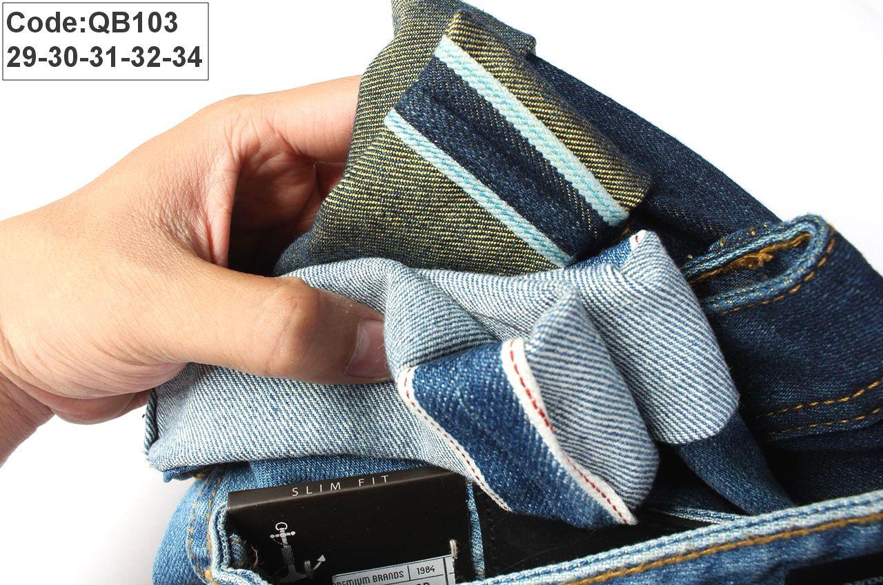 Jeans dài nam ống rộng thanh lịch Jeans dài nam ống rộng thanh lịch