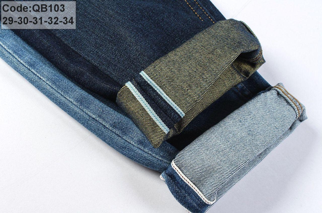 Jeans dài nam ống rộng thanh lịch Jeans dài nam ống rộng thanh lịch