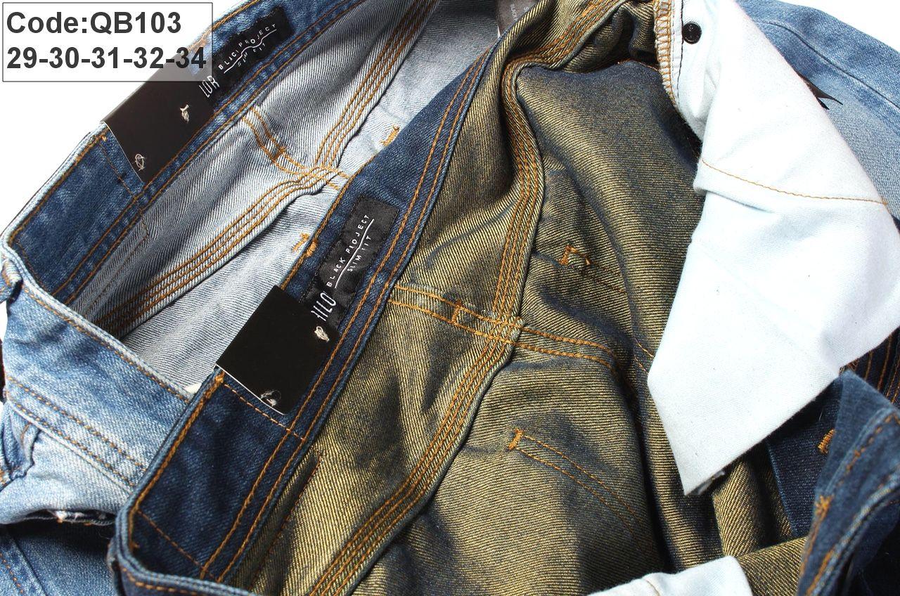 Jeans dài nam ống rộng thanh lịch Jeans dài nam ống rộng thanh lịch