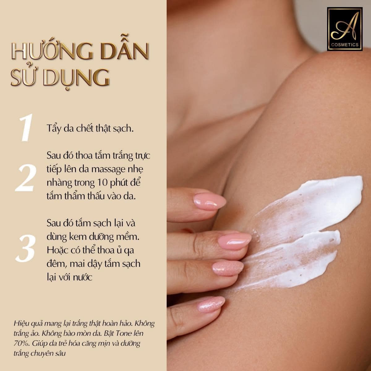 Kem tắm trắng Mềm Nước hoa – Dòng mỹ phẩm giúp cho làn da trắng sáng