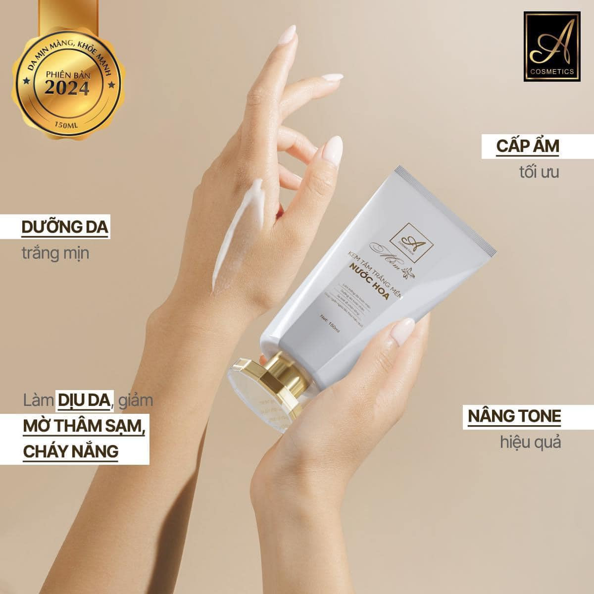 Kem tắm trắng Mềm Nước hoa – Dòng mỹ phẩm giúp cho làn da trắng sáng