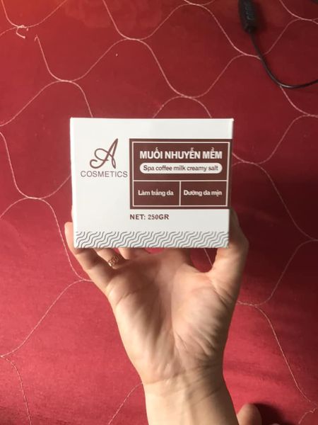 Muối nhuyễn Mềm spa Coffee Milk creamy Thuộc dòng sản phẩm tẩy tế bào chết trên cơ thể