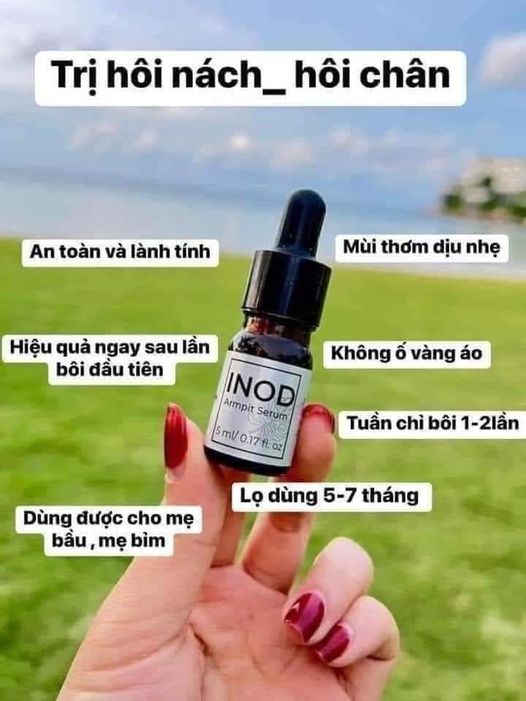 Serum Inod Khử Mùi Hôi Nách Và Hôi Chân Huyền Phi Cosmetics công dụng hiệu quả