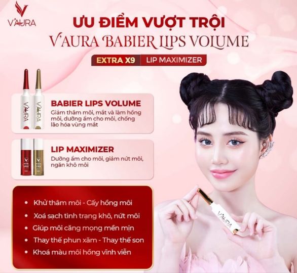   Cấy Hồng Môi Vaura Master Lips V3 Extra X9 được chiết xuất từ thành phần thiên nhiên và công nghệ sản xuất của Hàn Quốc, với tác dụng chính là làm hồng đôi môi tự nhiên đẩy lùi các sắc tố gây thâm môi, và đang được săn đón rất hót trong thời gian qua. 