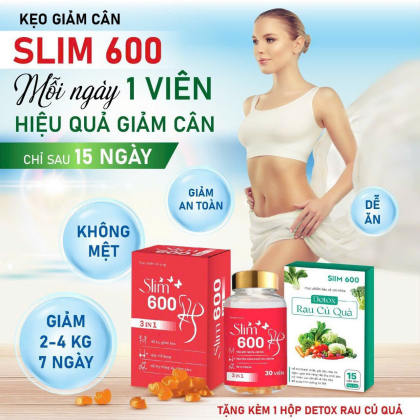 Kẹo Giảm Cân Slim 600 3IN1