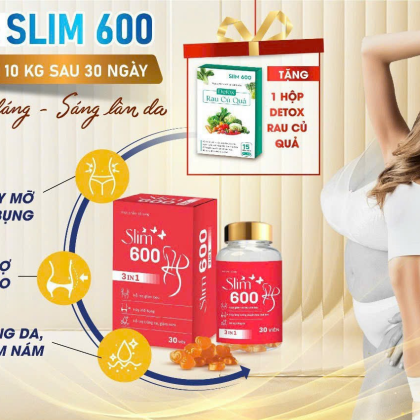 Kẹo Giảm Cân Slim 600 3IN1