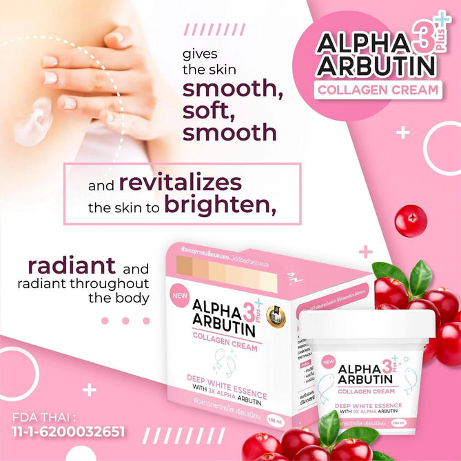 Kem Body Alpha Arbutin Collagen 3Plus Cream