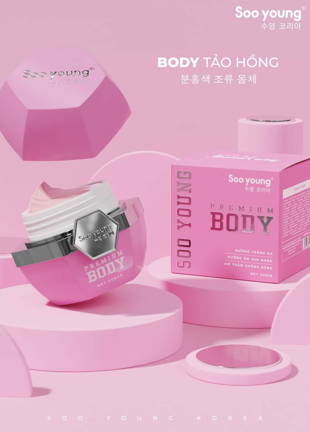 Kem Body Tảo Hồng Soo Young