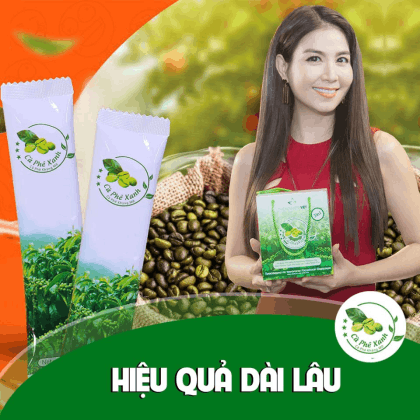 Cà Phê Xanh Thiên Nhiên Việt Hộp Lớn 30 Gói tặng kèm 1 bịt 5 gói số lượng có hạn