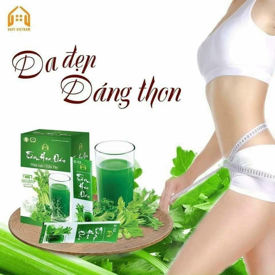Diệp lục cần tây Tâm Hoa Đán mang đến nhiều công dụng vượt trội