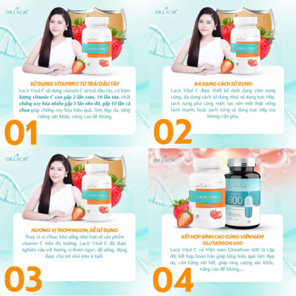 viên uống Thực Phẩm Bổ Sung Vitamin C Dr Lacir