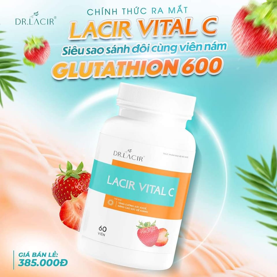 viên uống Thực Phẩm Bổ Sung Vitamin C Dr Lacir
