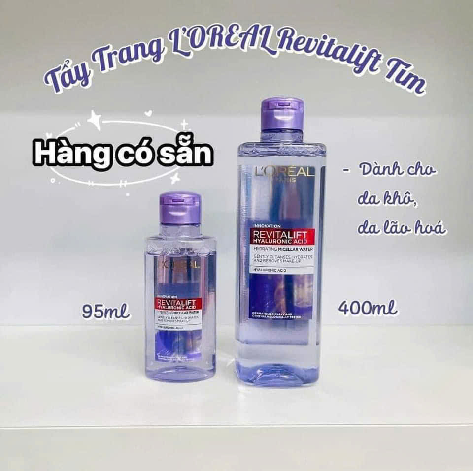 Nước tẩy trang L'Oreal Micellar Water