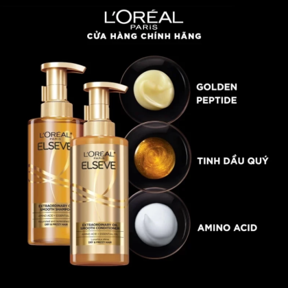 Dầu Gội L'OREAL Paris Extraordinary Oil dưỡng ẩm sâu cho tóc khô và xơ rối giúp tóc suôn mượt và ngăn ngừa tóc chẻ ngọn