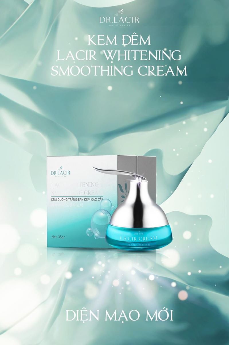 Kem Face Trắng Da Dr Lacir Ban Đêm La'cir Whitening 35g