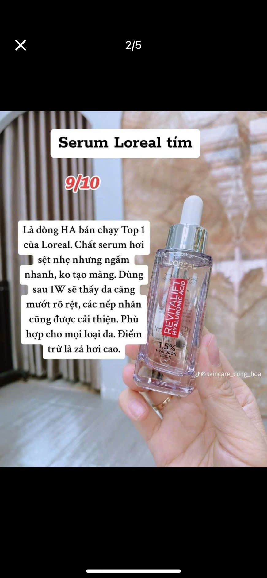 L'oreal Revitalift 1.5% hyaluronic Acid Serum