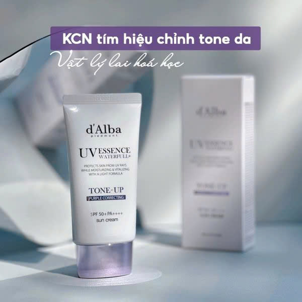 Kem chống nắng d'Alba đã đỉnh rồi, kem chống nắng d'Alba Tone-Up tím còn đỉnh hơn