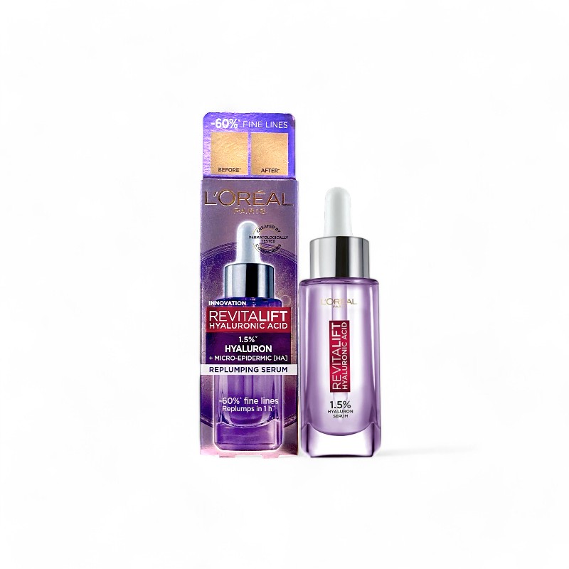 Serum L'Oreal Paris Revitalift Hyaluronic Acid 1.5% Hyaluron Cấp Ẩm Sáng Da 30ml