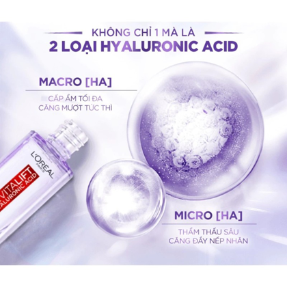 Serum L'Oreal Paris Revitalift Hyaluronic Acid 1.5% Hyaluron Cấp Ẩm Sáng Da 30ml
