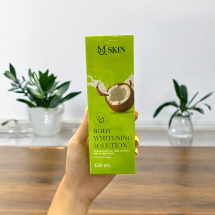 Combo Kem Ủ Trắng và Kem Body Dưỡng Trắng Sữa Dừa MQ Skin Nature Whitening Body