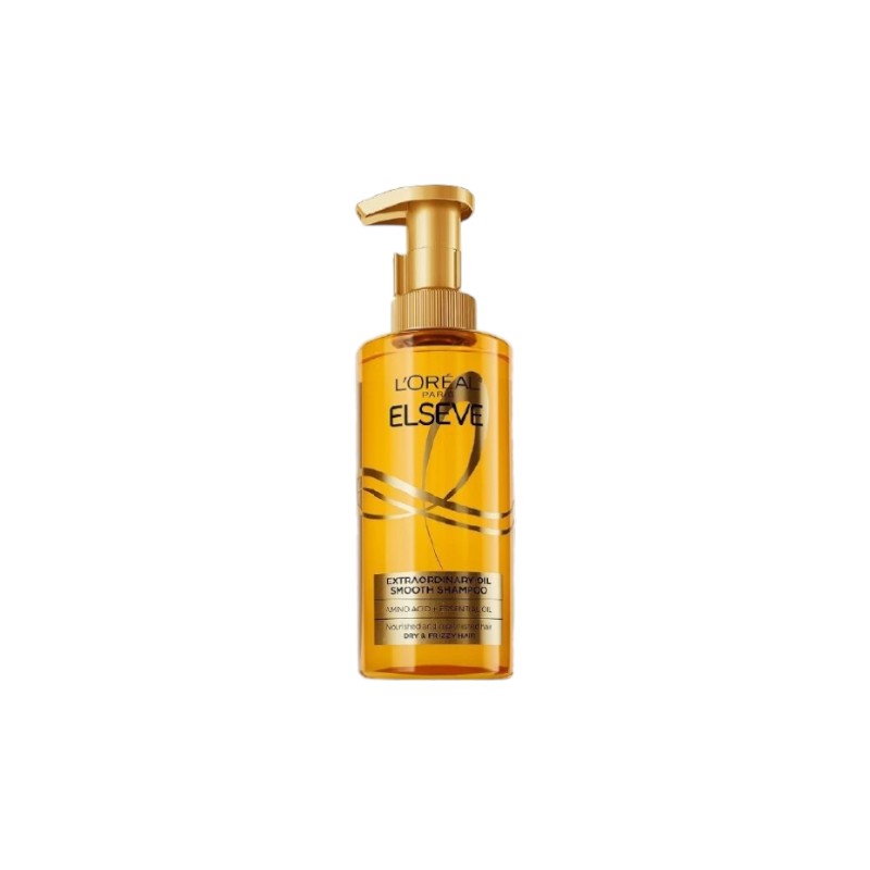 Dầu Gội L'oreal Paris Elseve Extraordinary Oil Smooth Giúp Tóc Suông Mượt 440ml