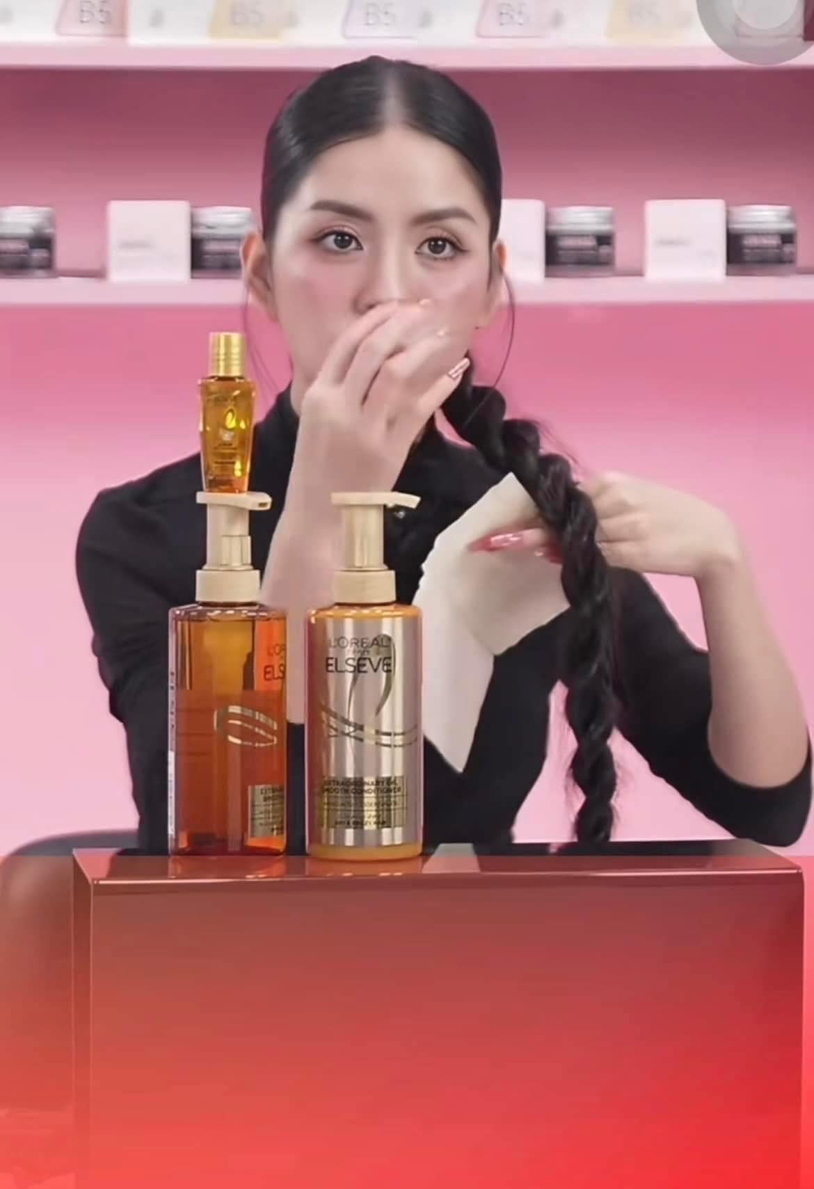 Dầu Gội L'oreal Paris Elseve Extraordinary Oil Smooth Giúp Tóc Suông Mượt 440ml