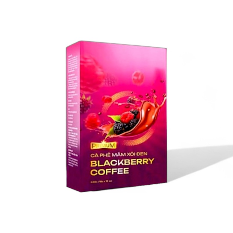 Cà Phê Giảm Cân Mâm Xôi Đen Premium BlackBerry Coffee