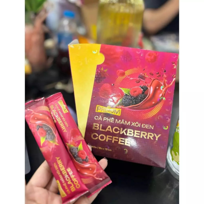 Cà Phê Giảm Cân Mâm Xôi Đen Premium BlackBerry Coffee
