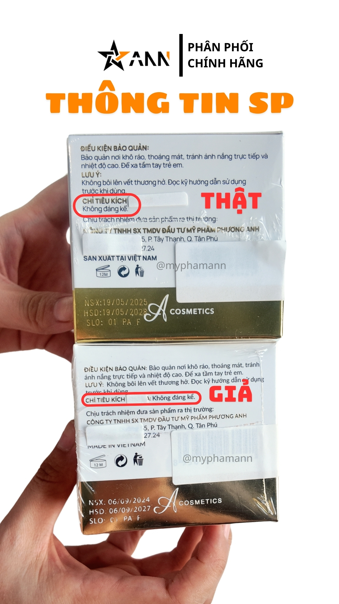 Phân Biệt Face Pháp Thật Giả