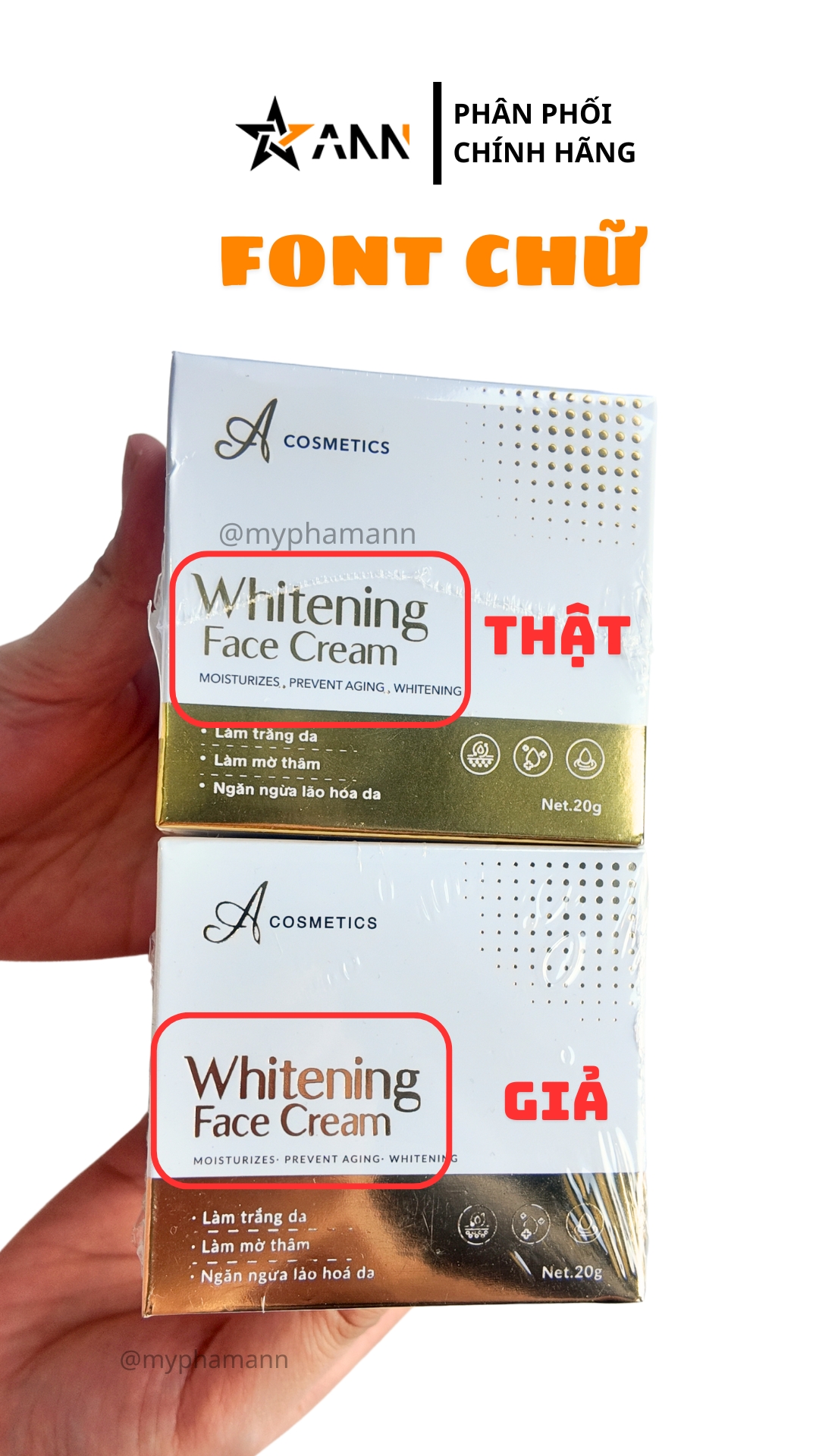 Phân Biệt Face Pháp Thật Giả