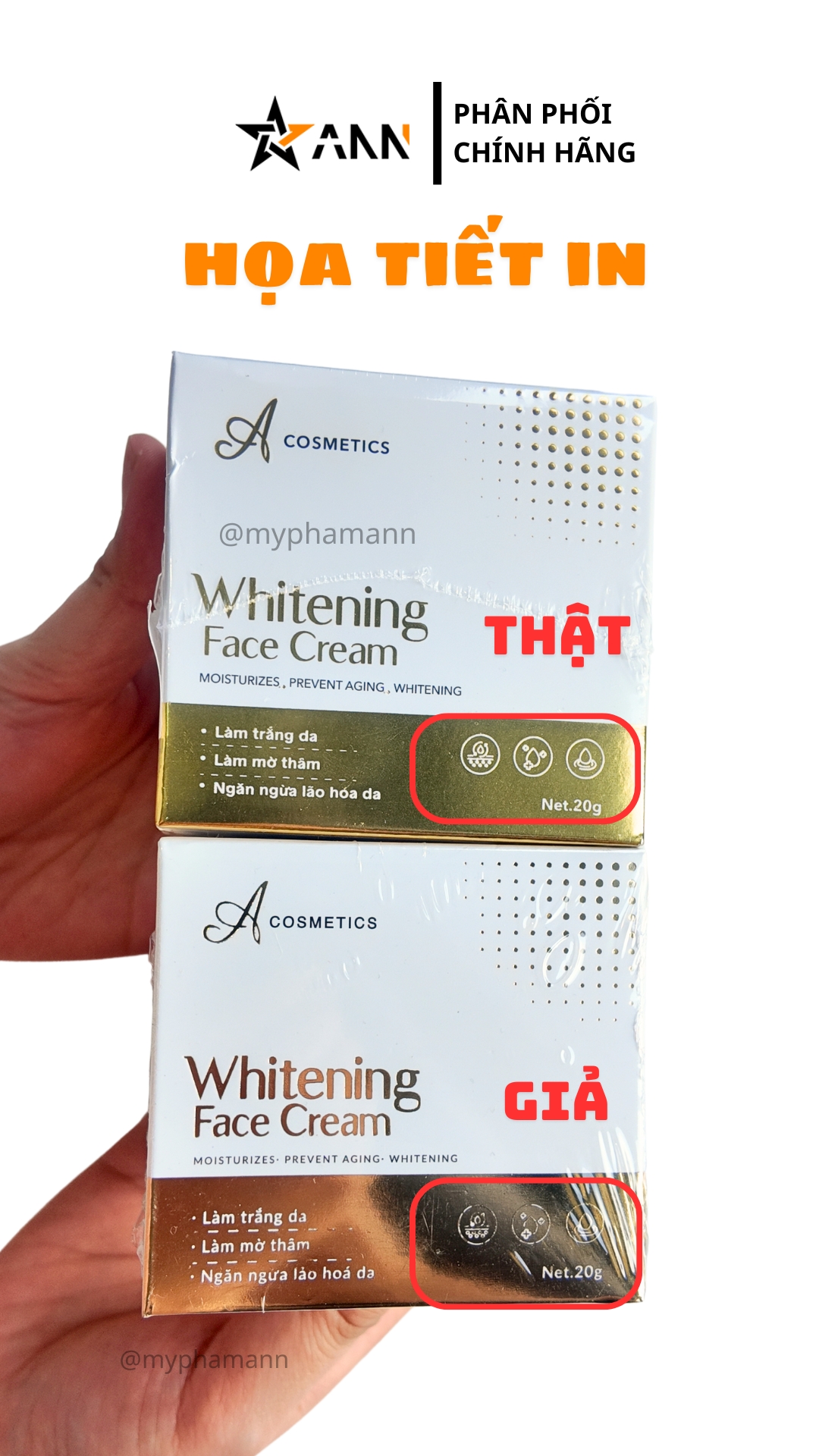 Phân Biệt Face Pháp Thật Giả
