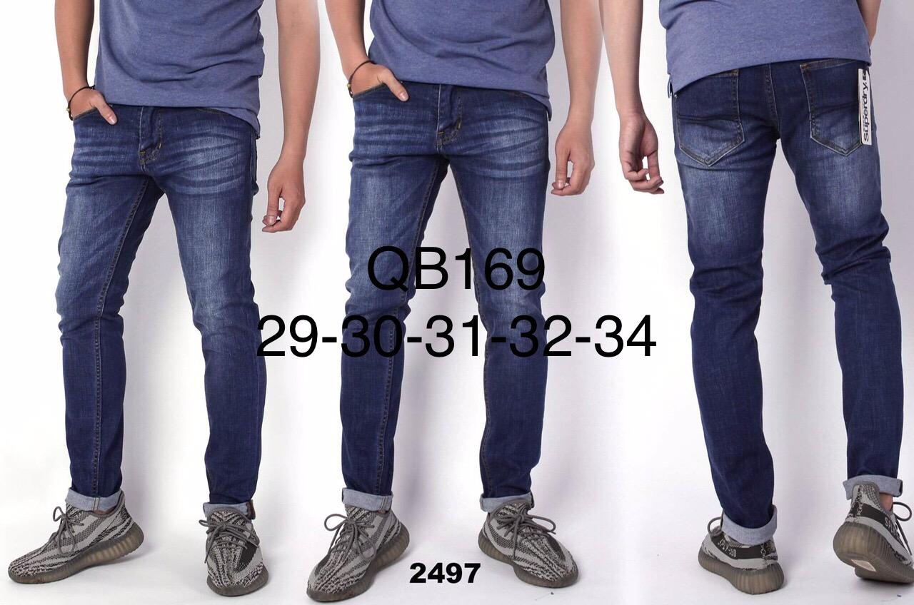 Quần jean nam màu xanh wash đậm VNXK Quần jean nam màu xanh wash đậm VNXK