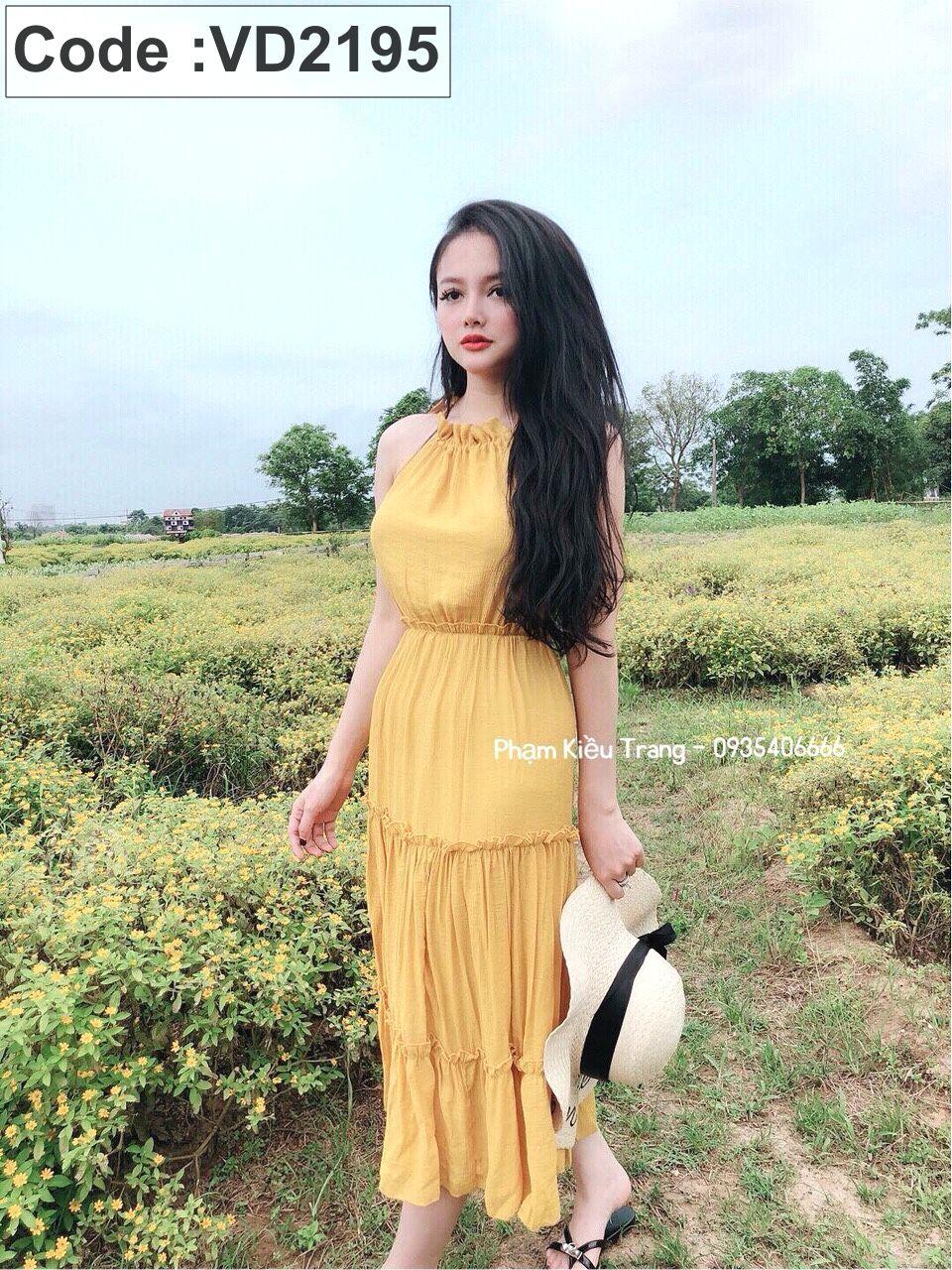Đầm Maxi, Váy Maxi Đi Biển V134, Chất Voan Mềm Mát, Màu Vàng, Đỏ, Siêu Phẩm  Của Tín Đồ Sống Ảo, Nhìn Là Mê. | Shopee Việt Nam