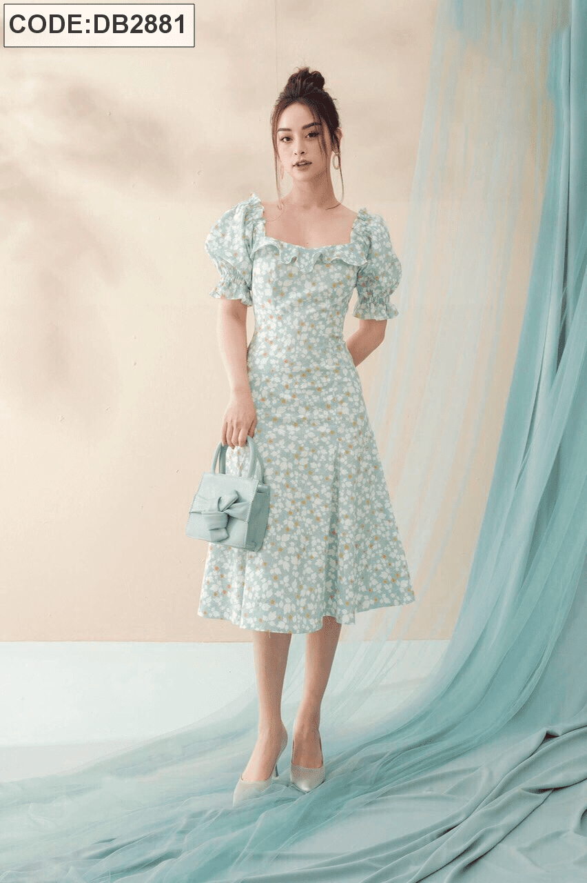 SAY ĐẮM với 10+ mẫu váy cưới màu xanh đẹp nhất dành cho Cô Dâu