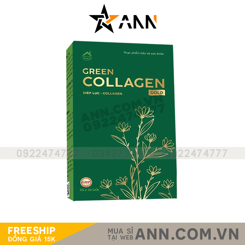 8936095911353-8.png Diệp Lục Collagen Gold Hộp Lớn 30 Gói Green Family - 8936095911353