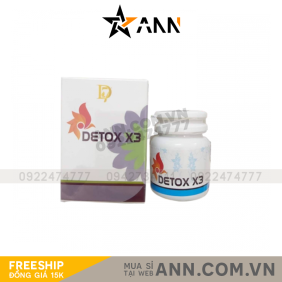Viên Uống Detox X3 Thanh Lọc Thải Độc - 8938518583031