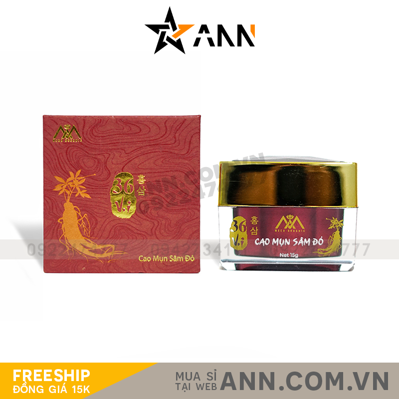 8938534672009-2.png Cao Mụn Sâm Đỏ 36 Vị MeeA Organic Loại Lớn 15g - 8938534672009