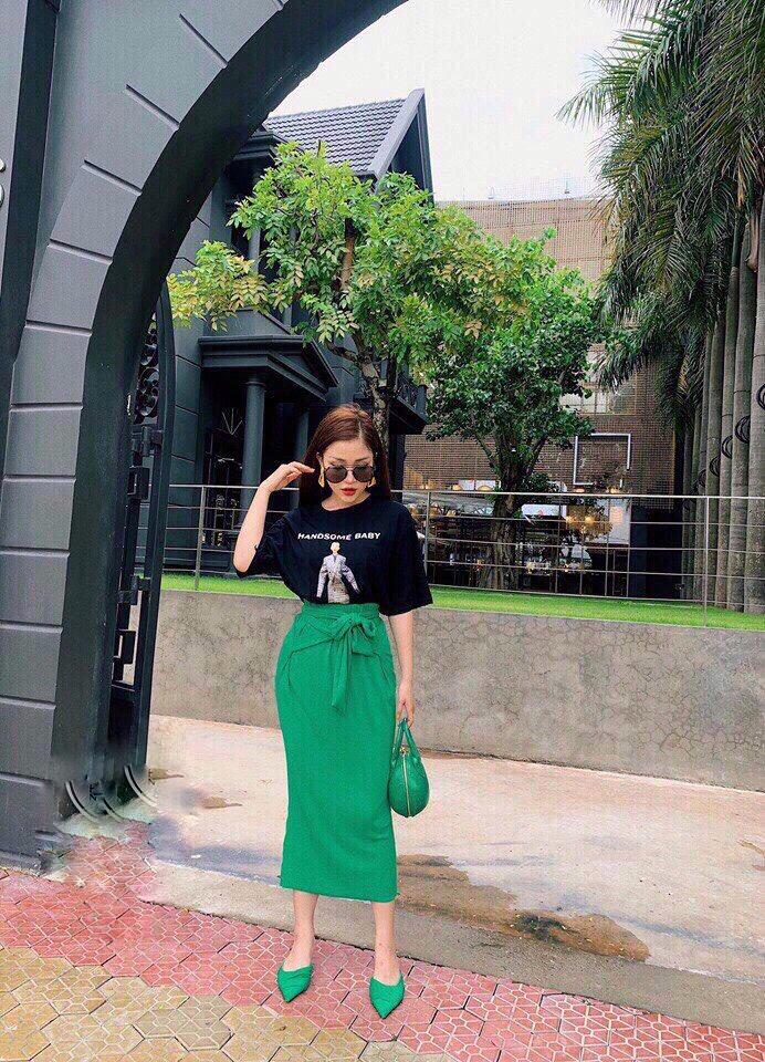 Giảm giá Váy caro xanh lá cổ vuông dễ thương - Sunnie Clothings SUN14 - Mua  Thông Minh