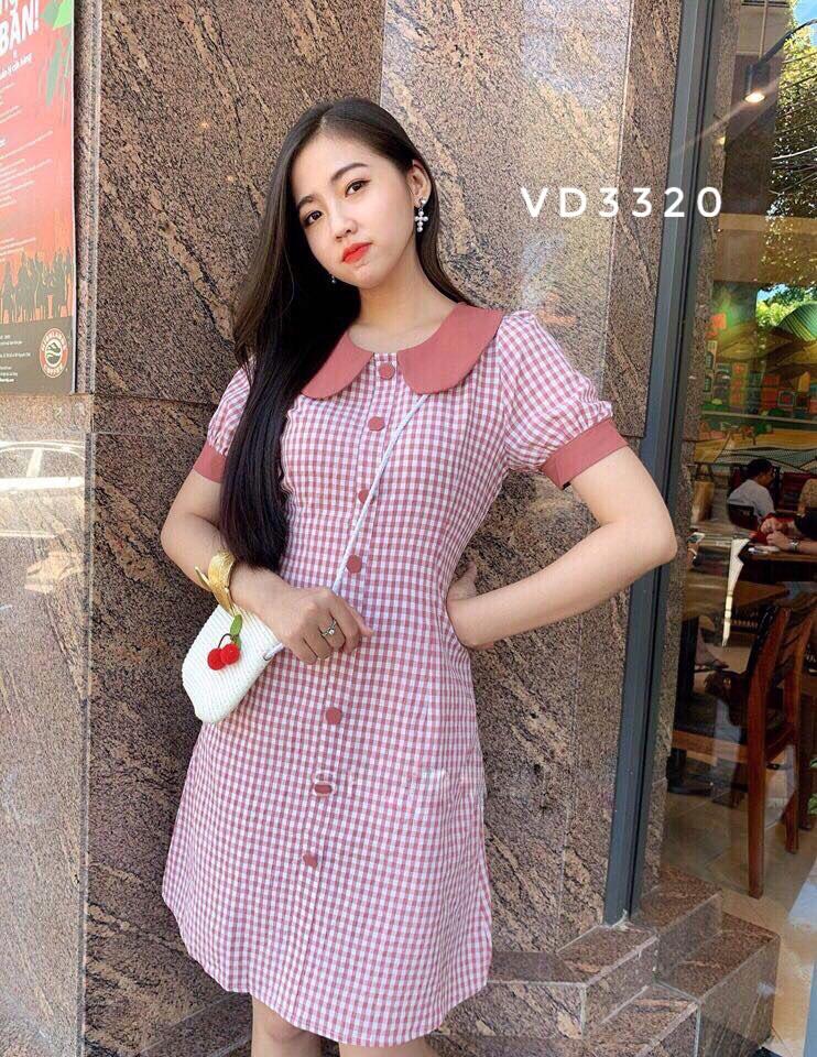 Váy hoa nhí cổ sen 4 màu | Shopee Việt Nam
