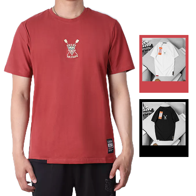 ab405-2.png Áo Thun Nam Cổ Tròn Thêu Logo Thun Quảng Châu - AB405